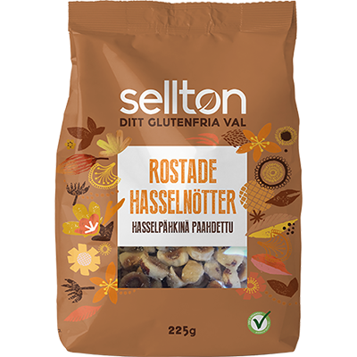 Rostade hasselnötter 225 g