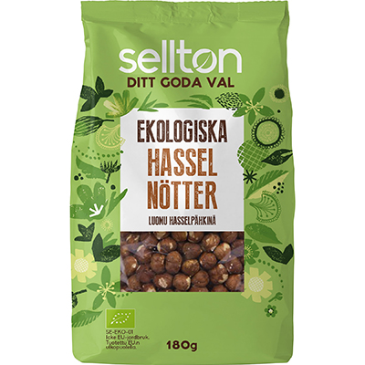 Sellton Ekologiska Hasselnötter 180g