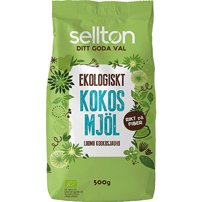 Sellton Ekologiskt Kokosmjöl 500g