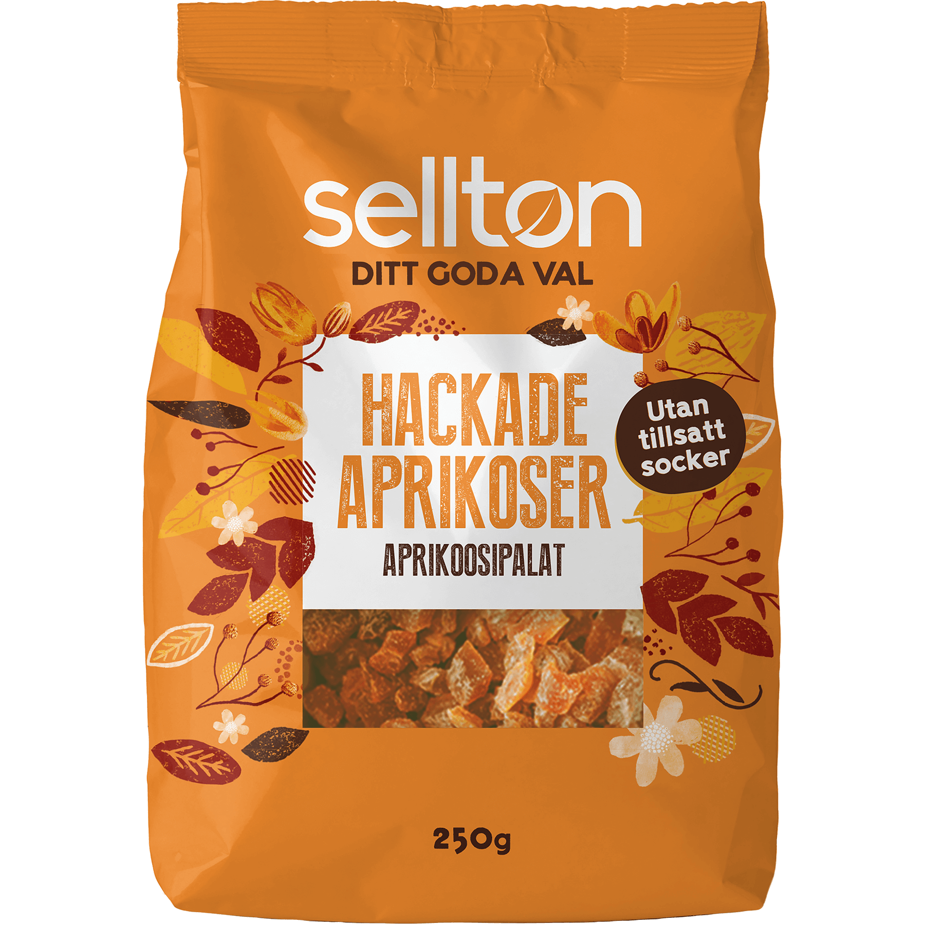 Sellton-Hackade-aprikoser-250g