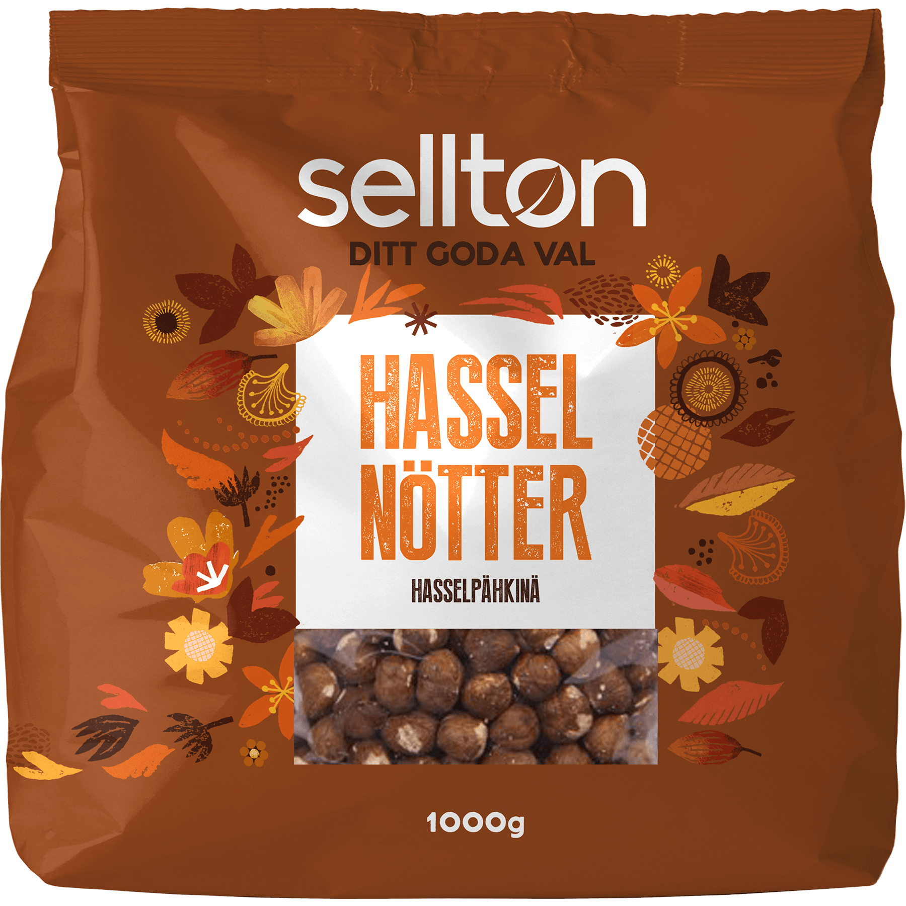 Sellton Hasselnötter 1000g