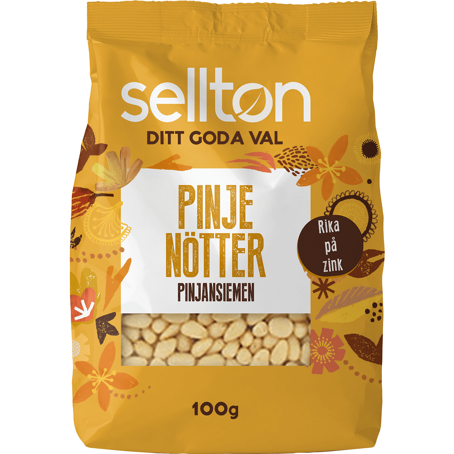 Sellton Pinjenötter 100g