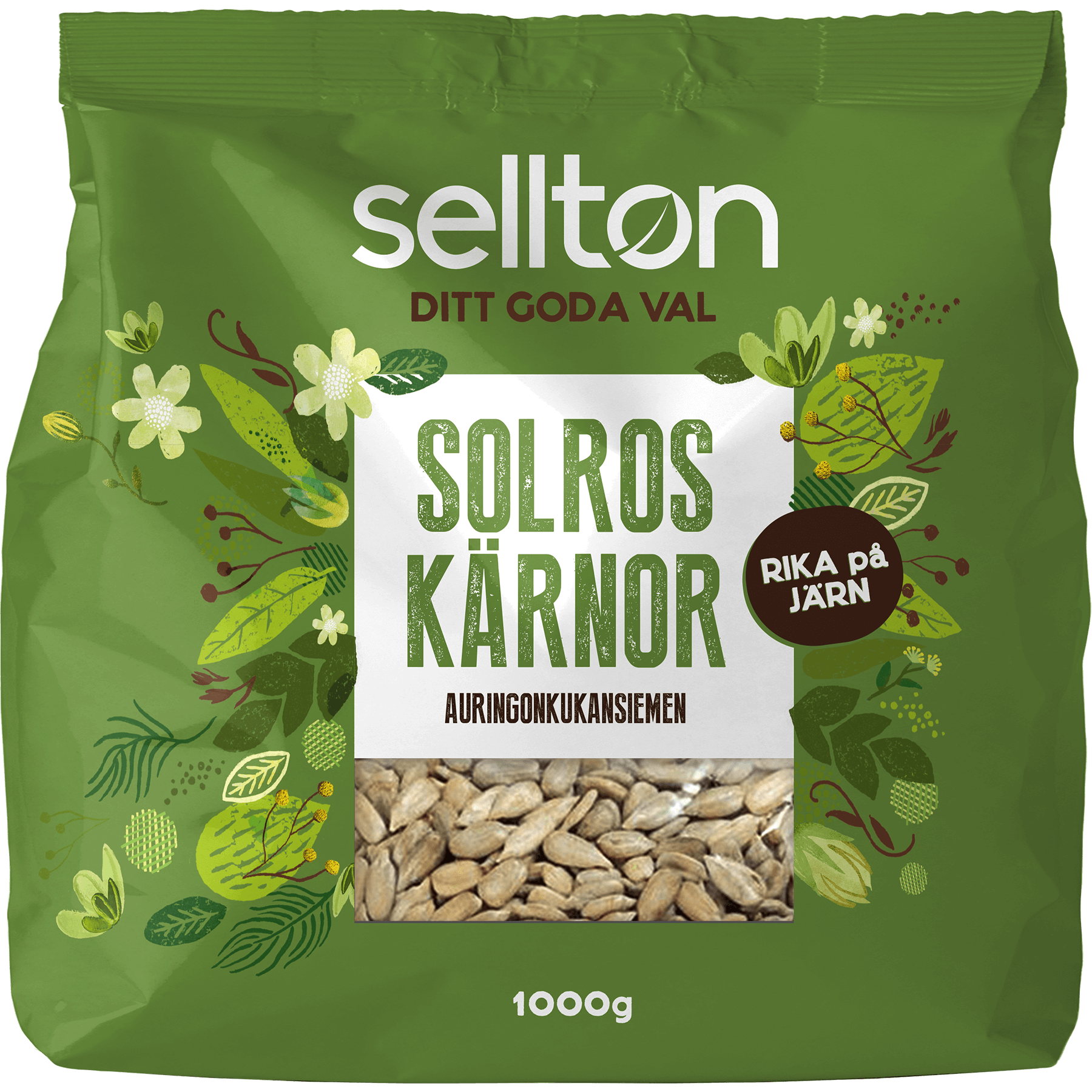 Sellton Solroskärnor 1000g